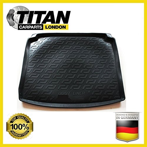 BLACK HEAVY DUTY QUALITY BOOT TRAY LINER MAT GOLF MK 4 HATCHBACK 1998>2004