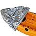 7.8-18ft Waterproof Kayak/Canoe Cover - Storage Dust Cover UV Protection Sunblock Shield for Fishing Boat/Canoe 7 Sizes [Choose Color] (Silver, Suitable for 9.3-10.5ft)