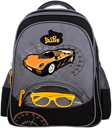 Moonwind Cute Bear Car Kid Primary School Book Backpack Elementary Shoulders Bag for Girls Boys Large (Car)