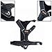 Mighty Paw Sport Harness, No-pull Front Range Dog Harness, Neoprene Padded Lining, Reflective stitching, 2 Leash Attachment Options (Small, Black)