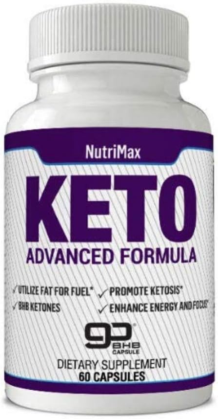 VitiMax Keto Pills - Weight Loss Fat Burner Supplement for Men and Women - Carb Blocker & Appetite Suppressant Formulated to Compliment a Ketogenic Diet - Keto Diet Pills Contains 60 Capsules
