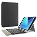 INFILAND Galaxy Tab S3 9.7 Keyboard Case, Premium Shell Stand Cover with Detachable Keyboard Compatible with Samsung Galaxy Tab S3 9.7 inch Tablet (SM-T820/T825/T827) 2017 Release, Black