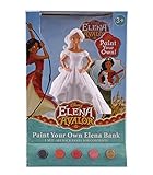 Disney FlexOhh! Elena Figural Coin Bank, Unpainted