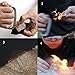 Ardorlove Carbon Steel Fire Striker Emergency Starter - High Carbon Steel Striker Kit - Flint Fire Starter - Primitive Fire Starter for Outdoor Camping (B)