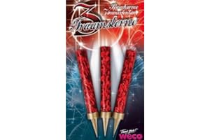 3 dream stars/ice fountain; burn time approx. 45 seconds