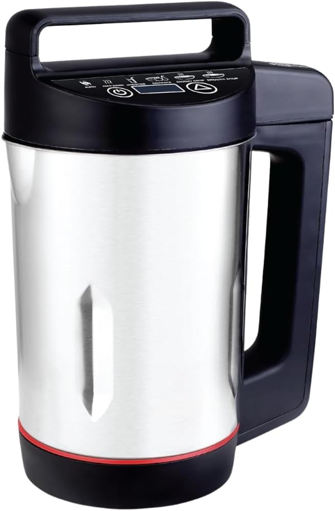Elex Soup Maker 1000W 1.6L Smooth & Chunky Soup Stainless Steel