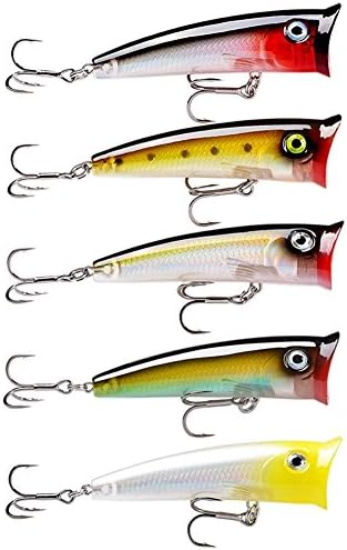 Topwater Artificial Fishing Bait Fishing Lures Popper BKK Hooks Hard Lures 70mm 11g SeaKnight SK004 (5 pieces/set)