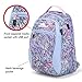 High Sierra Unisex Curve Backpack, Lightweight and Stylish Bookbag Backpack for College Students with Padded Shoulder Straps (Feather Spectre/Powder Blue/Iced Lilac)