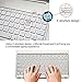 iPad Air 2 Keyboard Case, iEGrow F8S+ Slim Bluetooth Clamshell Keyboard Case with 7 Colors LED Backlit for iPad Air 2 Model A1566/A1567(Silver)
