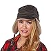 ULTRAFINO Best Pilot Trooper Aviator Cap Faux Leather Hat Ushanka Trapper Winter