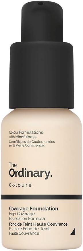 The Ordinary Coverage Foundation 1.0P Very Fair Pink SPF15 Full Coverage 30ml
