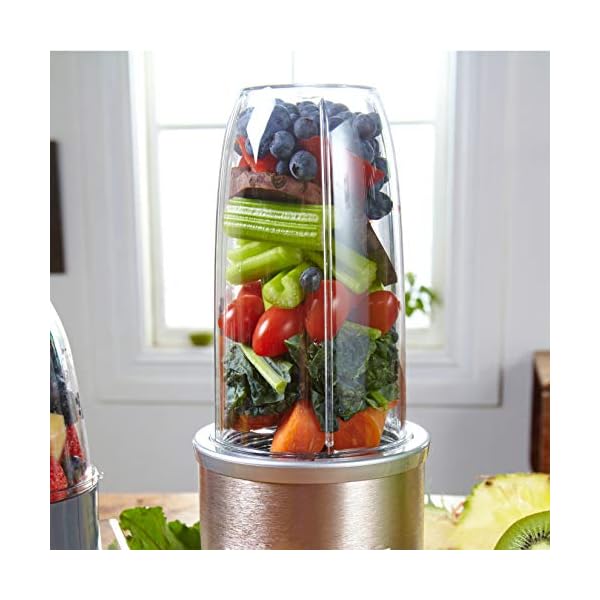 NutriBullet-900W-Blender-Champagne-Multi-Function-Cold-Beverage-Smoothie-Maker--2-Cup-Sizes-and-Stay-Fresh-Lid NutriBullet NBLP9 900W Blender Champagne Multi-Function Cold Beverage Smoothie Maker- 2 Cup Sizes and Stay Fresh Lid