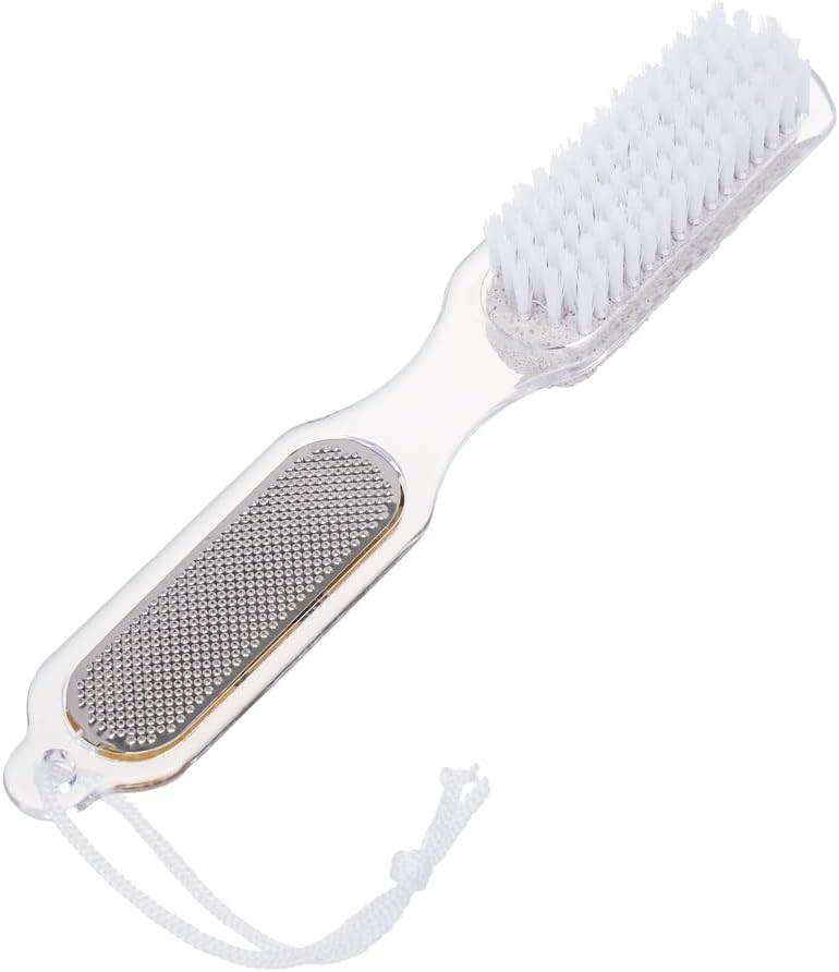 Invero 4-in-1 Pedicure Paddle Tool Unisex Foot File Pumice Brush Callus Remover