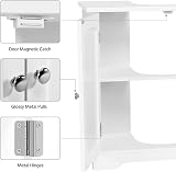 Yaheetech Under Sink Bathroom Cabinet 60x30x60 cm White with 2 Doors view 6