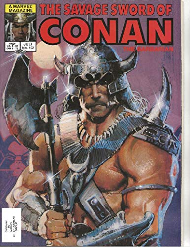 Savage Sword Of Conan #102 1984 The Iron Lions Of The Kharamun