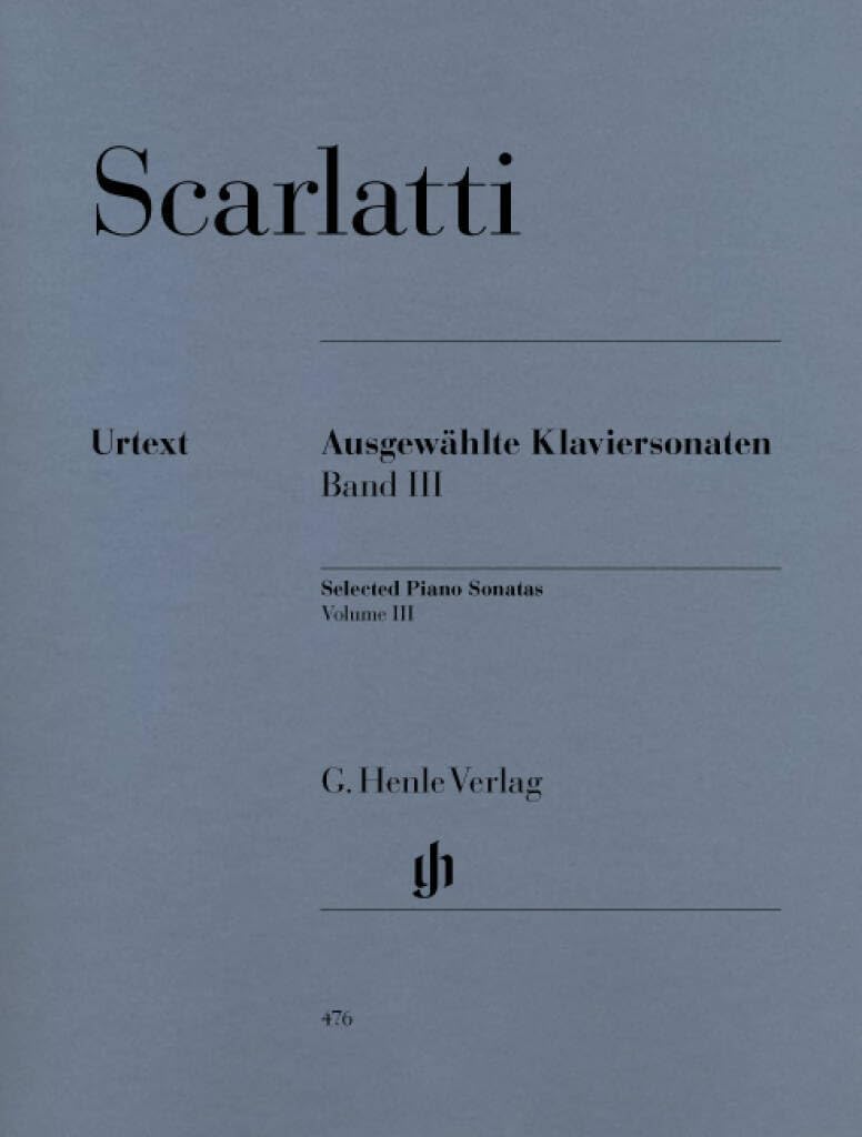 Selected Piano Sonatas Vol. 3 - piano - (HN 476): Instrumentation: Piano solo