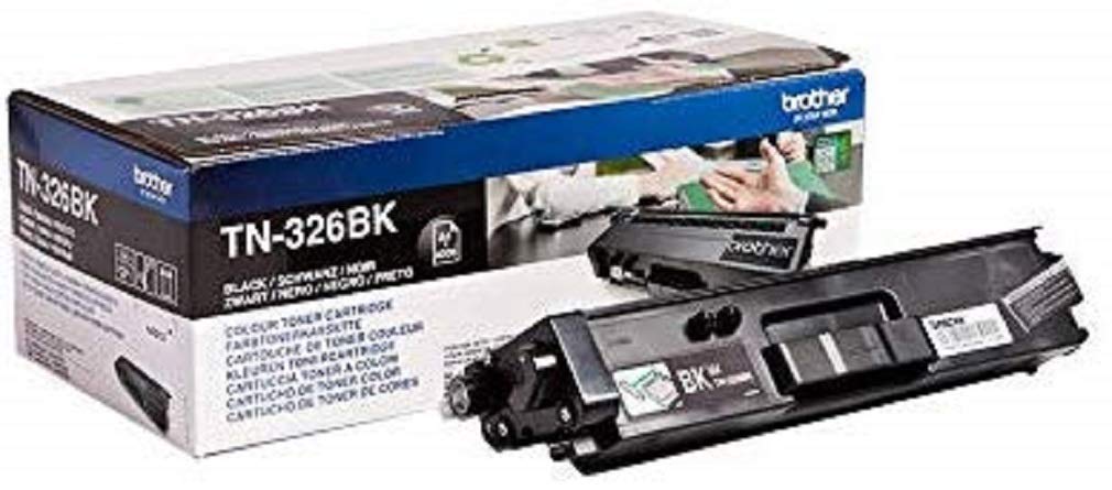 Brother TN-326BK Toner Cartridge, Black, Single Pack, High Yield, Includes 1 x Toner Cartridge, Brother Genuine Supplies