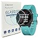 Poyiccot Screen Protector Compatible with Garmin Forerunner 245, 0.3mm 2.5D High Definition 9H Tempered Glass Screen Protector for Forerunner 245 Watch, 2pack