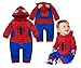 StylesILove Infant Toddler Baby Boy Spider-man Hoodie Romper Costume (80/6-12 Months)