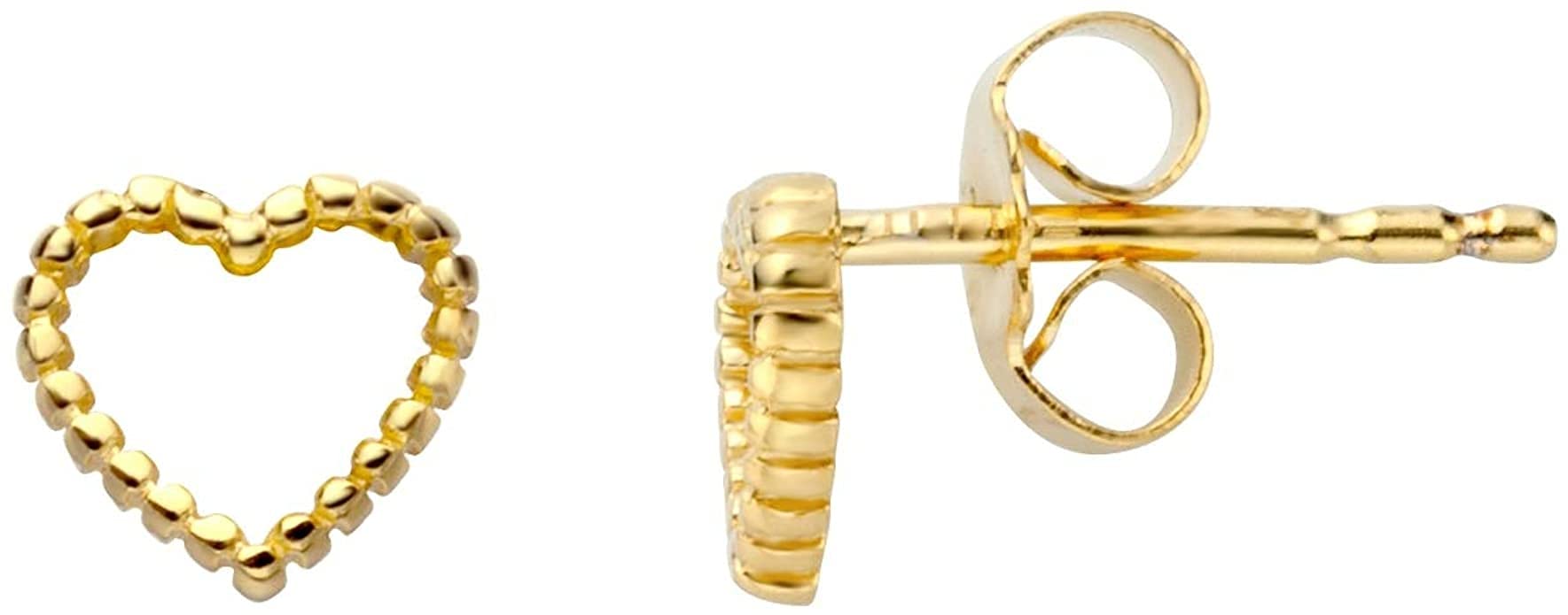 Esprit Earrings ESER01411200 Women's Stud Earrings Heart Ardor Gold