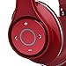 Bluedio U (UFO) PPS 8 Drivers High-End Bluetooth headphones Revolution/3D Sound Effect/Aluminum alloy build/Hi-Fi Rank wireless&wired Over-Ear headsets with carrying hard case Gift-package (Red)