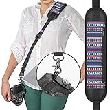 Altura Photo Rapid Fire Vintage Camera Neck Strap w/Quick Release and Safety Tether