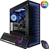 CUK Continuum Gamer PC (Intel i9-9900K avec refroidissement par liquide, 32 Go de RAM, 1 To SSD NVMe + 2 To HDD, NVIDIA ...