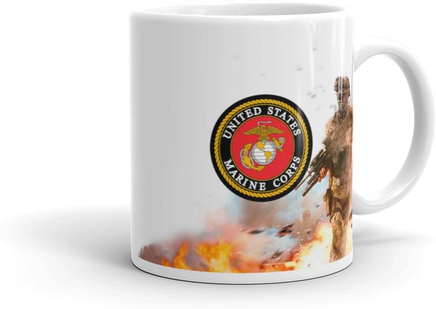 Cup Ceramic Coffee & Tea US Marine Corps Military Mug
