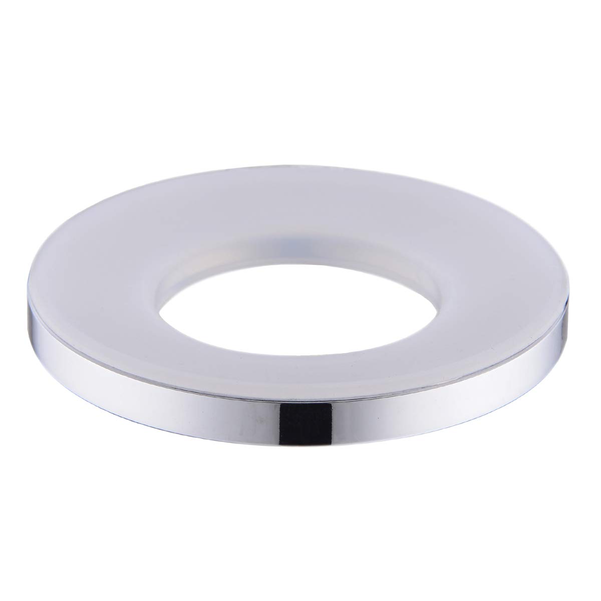 Bathroom Brass Mounting Ring for Vessel Sink, by SINKINGDOM (Chrome