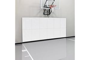 PROGOAL Gym Wall Paddings Basketball Court Wall Protection Pad - 2”Thick Foam Wall Mat Durable Protector for Wall-Mounted Basketball Hoops Garage Taekwondo（60" Lx20 W）