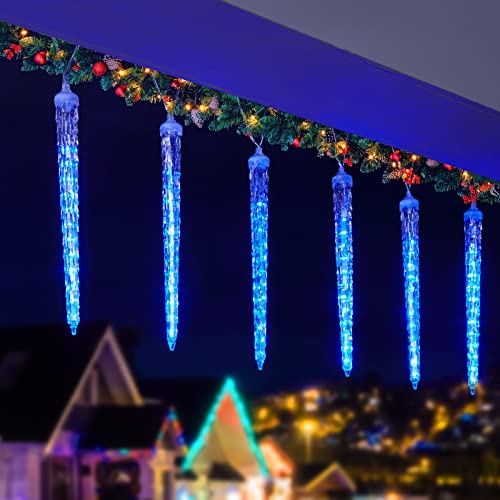 Mua Icicle Lights Outdoor, 30Ft Meteor Shower Lights with 20 Tubes