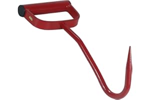 LAWNEAGLE 47010500 Hay Hook 11" Red Alloy Steel Handle and Hook Replaces 47010500 S47010500 Hay Hook, Effortless to Hook Hay Bales for Farms and Pastures, Sturdy and Durable