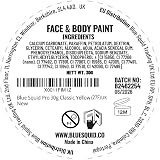 Blue Squid PRO Face Paint Yellow 30g Water Based Pro Makeup Single Cake view 2