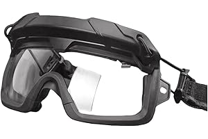 V3COOGOGEAR Tactical Split Two Modes Goggles Compatible with Airsoft Fast Helmet Paintball Hunting Field Outdoor