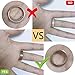 Feramox Ring Size Adjuster for Loose Rings Invisible Ring Sizer Adjuster Fit Mens Wide Rings