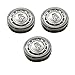 SH90 Replacement Heads Set of 3 Silver Dragon Universal Smooth Surface Precision Blades for Philips Norelco Compatible Electric Shaver S9000 SERIES:S9911 S9731 S9711 S9511 S9111 S9031