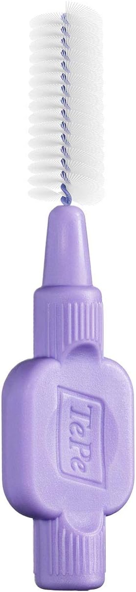 TePe Interdental Brush, Extra Soft, 1.1 mm, Set of 24, Light Purple, 24 count (Pack of 1)