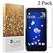 Monond PDTXCLS Aeiniwer HTC U11 Screen Protector,[2 Pack] YMAKSI Anti Scratch Anti-Bubble Tempered Glass, Premium Screen Protection for HTC U11,Lifetime Replacement Warranty