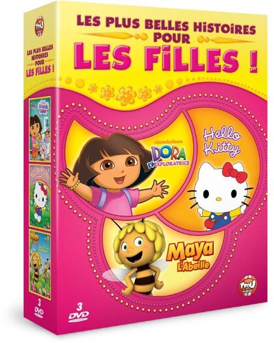 Les Plus Belles Histoires Pour Les Filles - Dora L'exploratrice + Hello Kitty + Maya L'abeille - Pack