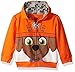 Paw Patrol boys Paw Patrol Character Big Face Zip-up Hoodies Hooded Sweatshirt, Zuma Orange, 5T US