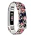 RedTaro Bands Compatible with Fitbit Alta/Fitbit Alta HR,Blue Floral,Standard Size for 5.5