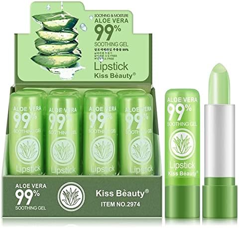 ORiTi Aloe Vera Lipstick, Long Lasting Lip Balm Lips Moisturizer Magic  Temperature Color Changing Lip Gloss (12PCS) price in Saudi Arabia | Amazon  Saudi Arabia | kanbkam