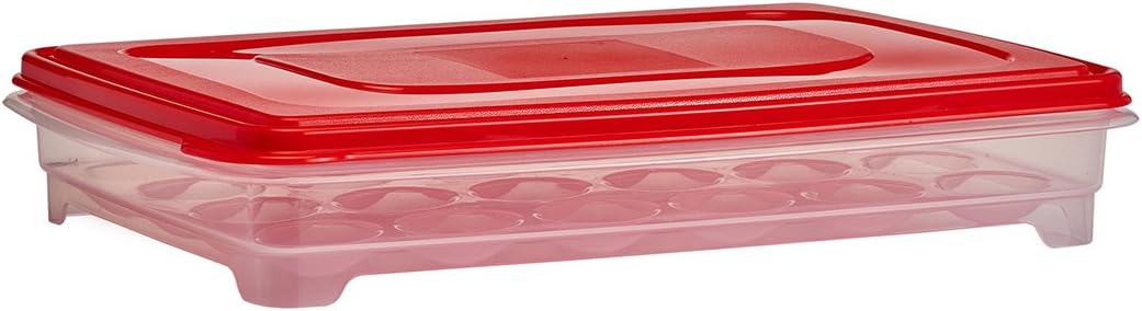 BUDDEEZ, INC JUMBO EGG KEEPER RED, One Size - Image 3