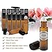 24, 10ml Amber Glass Roller Bottles With Stainless Steel Roller Ball for Essential Oil by Mavogel - Include 6 Extra Roller Ball, 30 Pieces Labels, Essential Oils Opener, 1ml Dropper