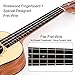 Electric Acoustic Ukulele Soild Spruce 23 Inch Concert Ukelele Uke Hawaii Guitar