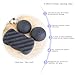 PIXNOR Konjac Sponge All Natural Facial Body Sponges with Activated Bamboo Charcoal - 3 Pack