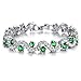 Opk Jewelry Platinum Plated Cubic Zirconia bracelet For women Wedding Jewelry