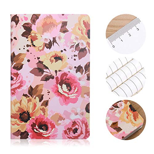 NUOLUX Small Pocket Notebook Mini Lined Memo Paper Book/Journals/Diary,3.5"x5.5",6 Pack