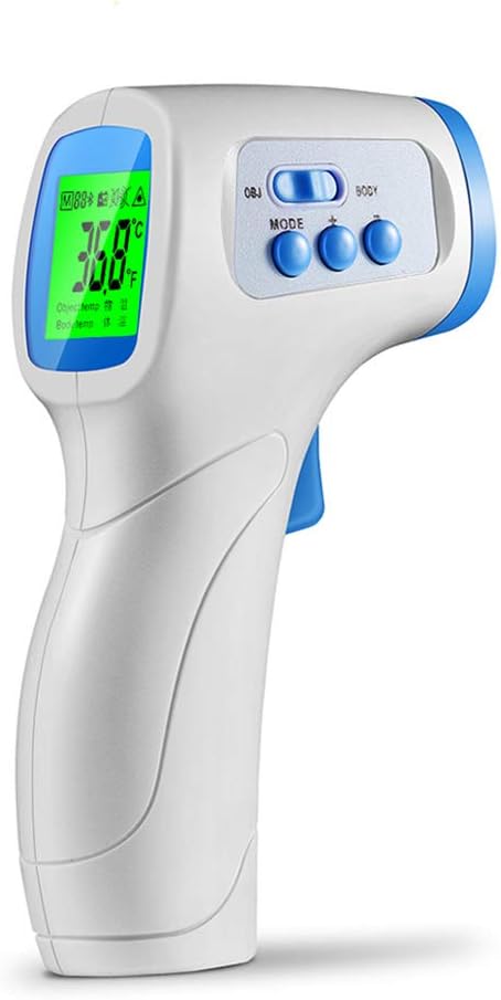 DZLXY Baby Forehead Thermometer,Digital Infrared Thermometer Non-Contact Handheld Human Thermometer with Large Screen Display,White
