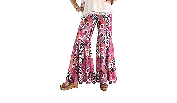 Hippie Bell Bottom Flared Costume Pants 